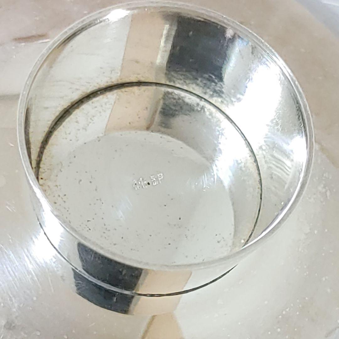 純銀 銀杯 SV1000 約60g 純銀製 工芸品 - メルカリ