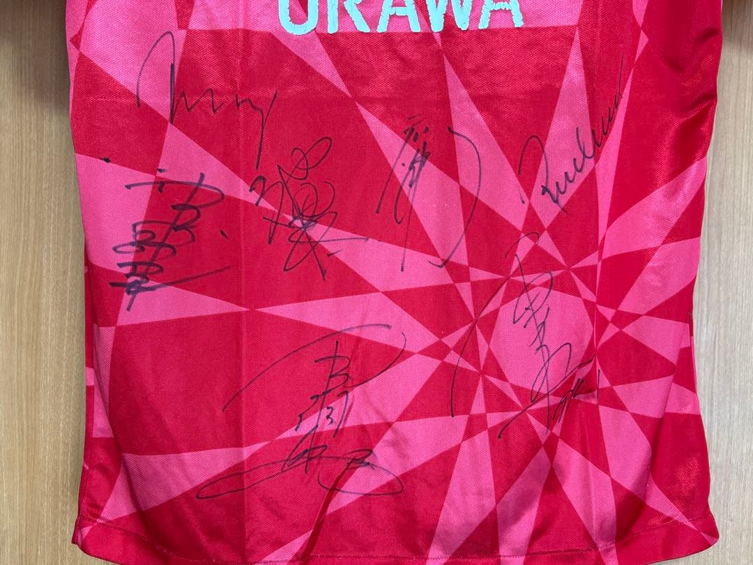 ミズノ 浦和レッズ レプリカユニフォーム サイン入り ビンテージ