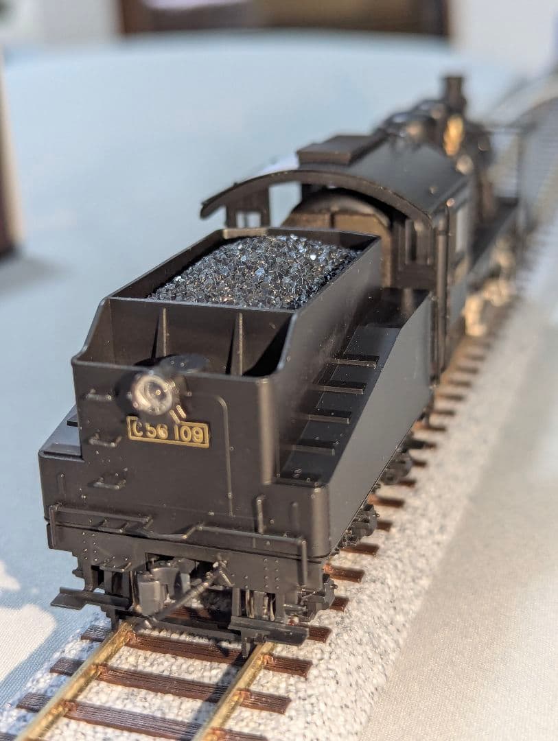 KATO　C56　蒸気機関車　【1-201】　HOゲージ　パーツ取付済み　③