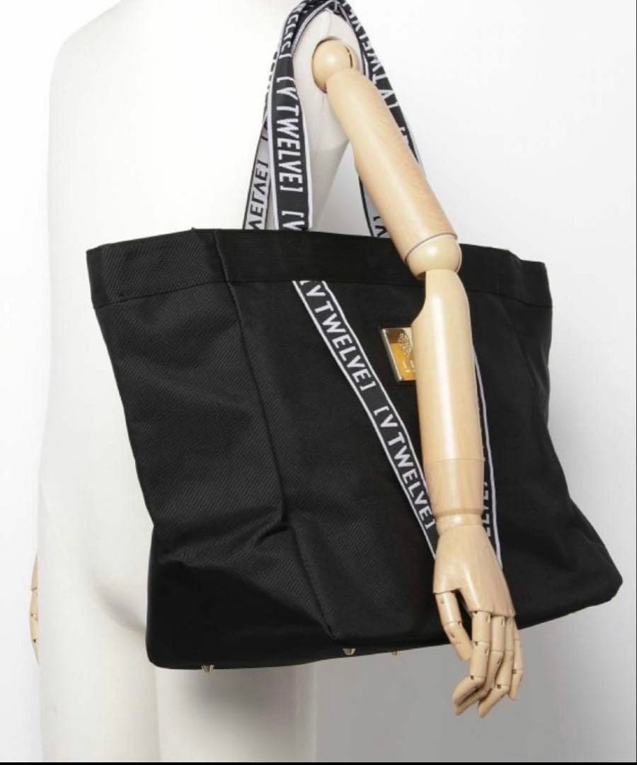 V12] LUX STAGE 黒トートバッグ スポーツ ゴルフ ゴルフバッグ