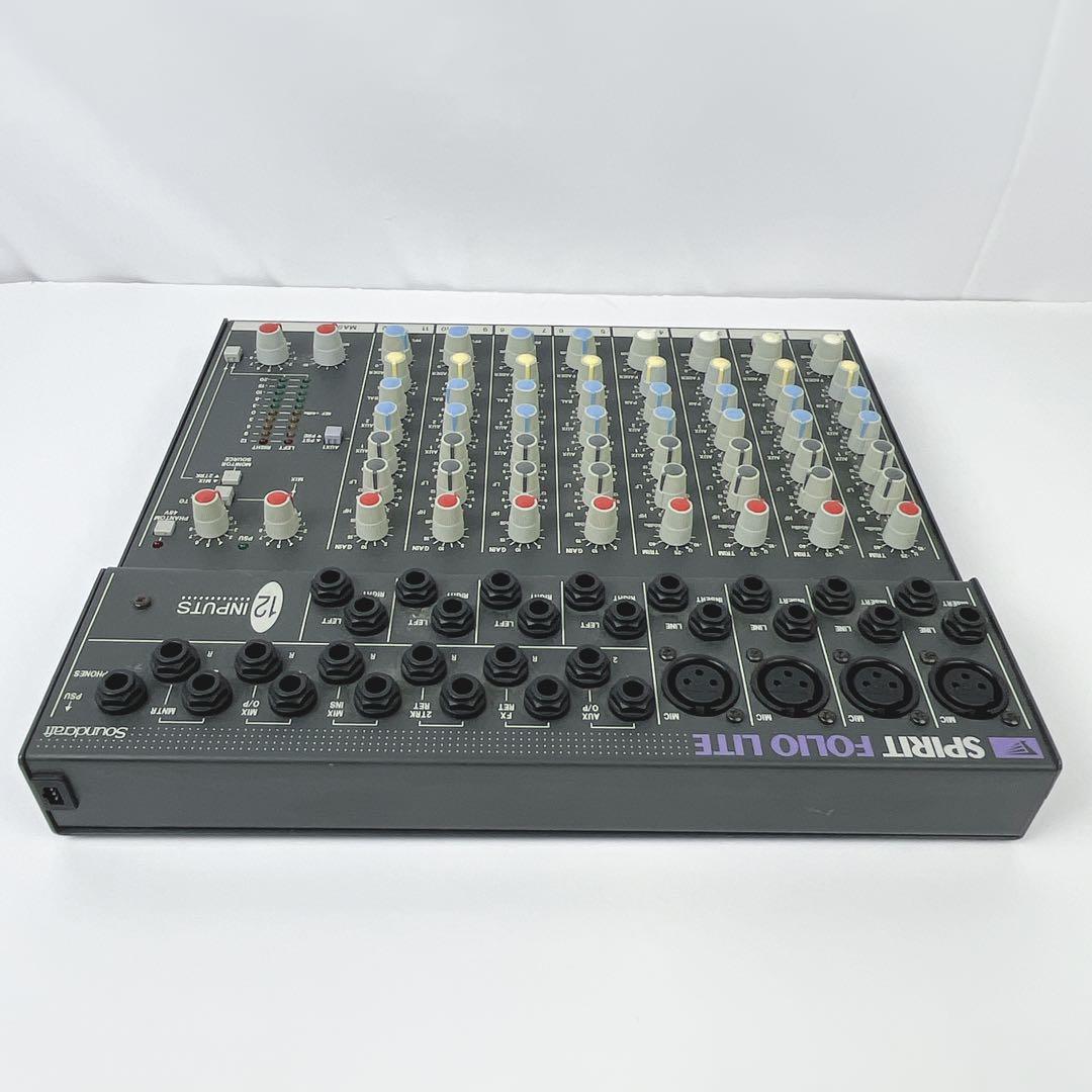 Soundcraft Spirit Folio Lite 12ch ミキサー - メルカリ