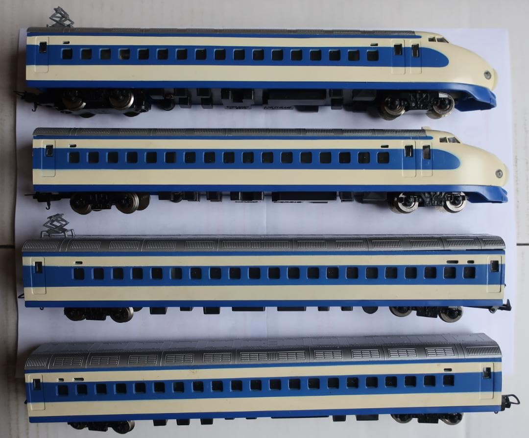 バンダイHOゲージ2503★ジャンク★立体新幹線ひかり号セット★