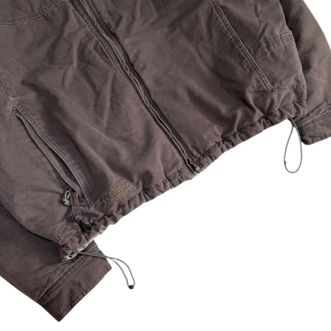 Columbia00sコットンワークジャケット中綿入り フェードブラウン雰囲気系