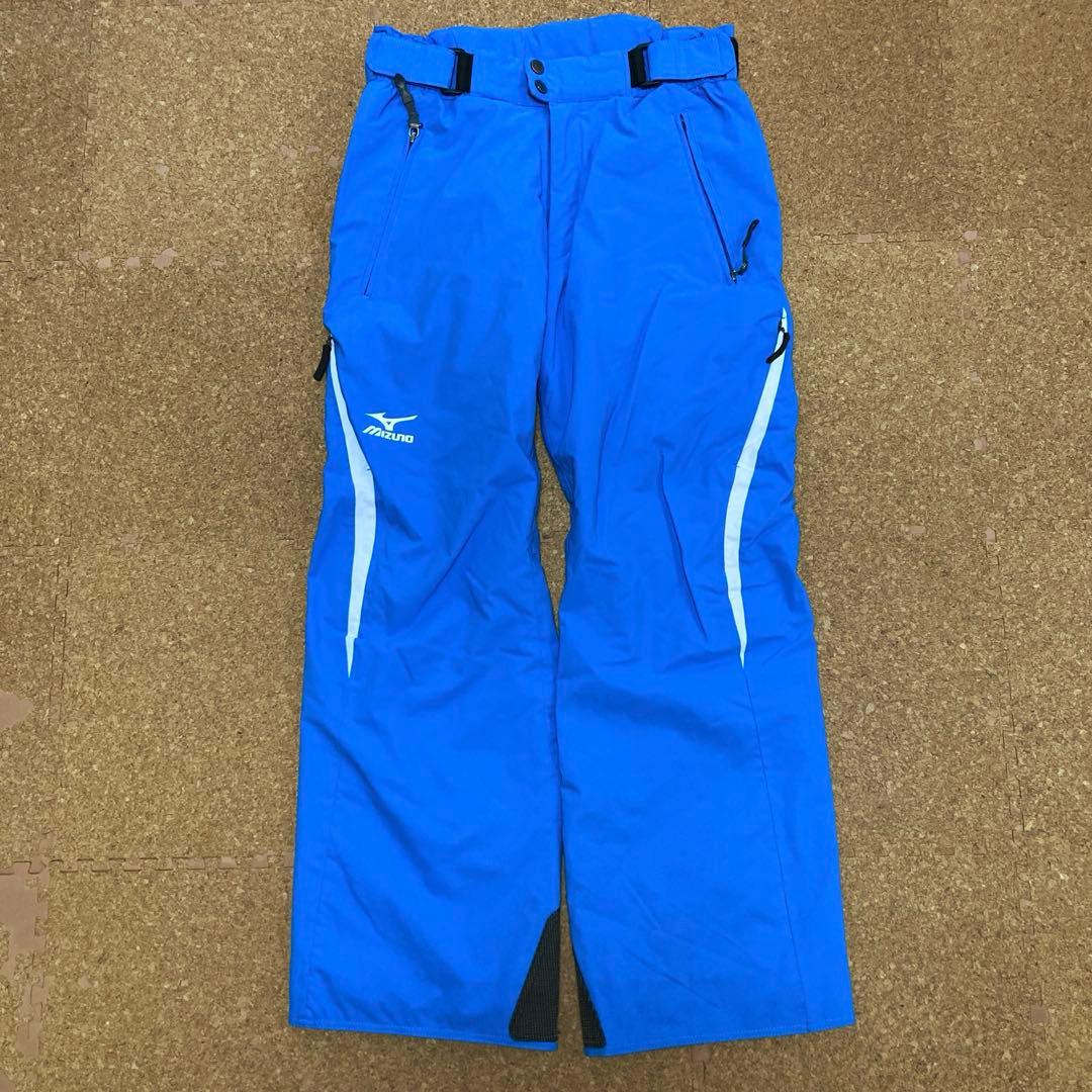 【美品】ミズノ mizuno スキーパンツ スキーウェア スノボウェアSメンズ青 MIZUNO（ミズノ） スキーウェア スキーパンツ パンツ メンズ