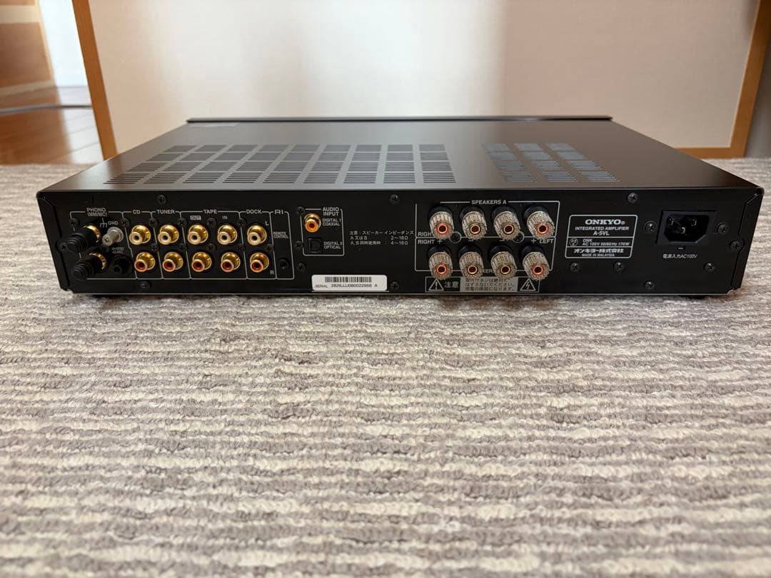 ONKYO インテグレーテッドアンプ A-5VL(B) 直販限定モデル