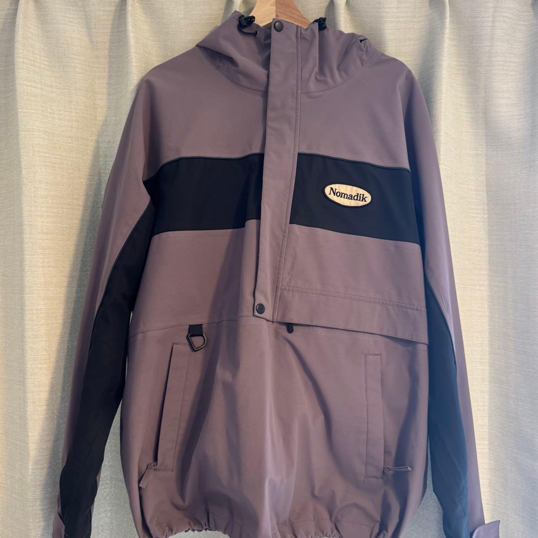 NOMADIK ANORAK JKT パープル/ブラックnomadik アノラック purple L