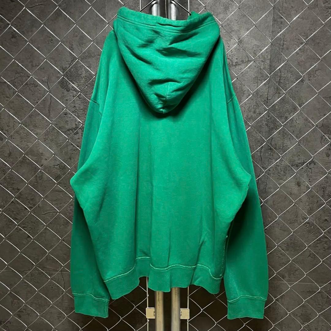 ポロラルフローレン 鬼フェード グリーンジップアップスウェット