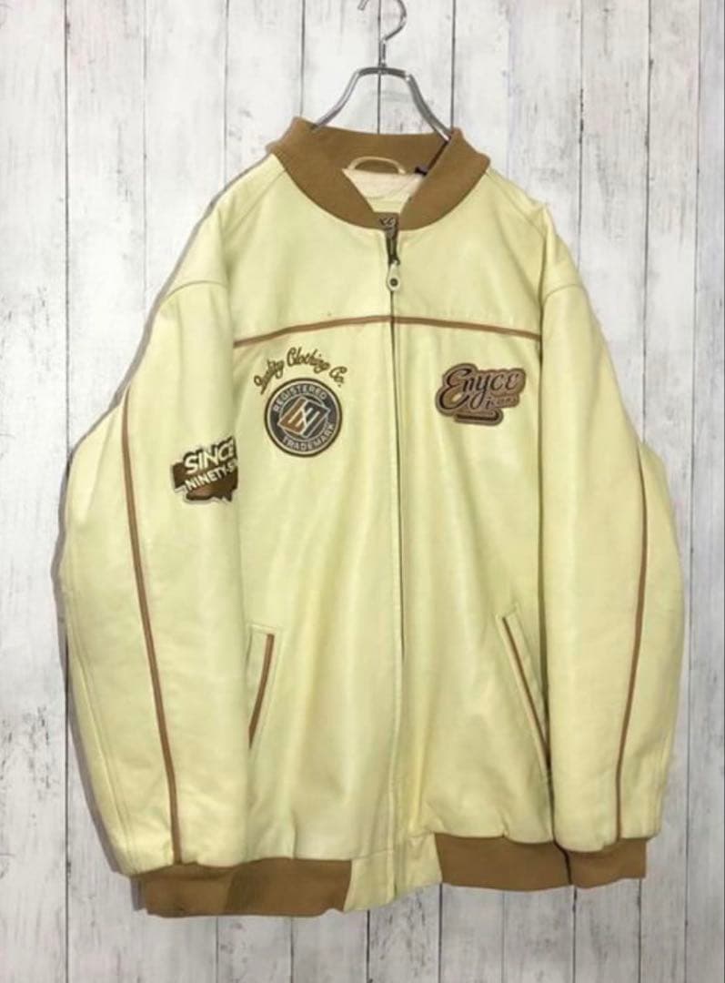 Enyce レザージャケット 本革 JIGGYS SHOP（ジギーズショップ） ライダース ジャケット メンズ