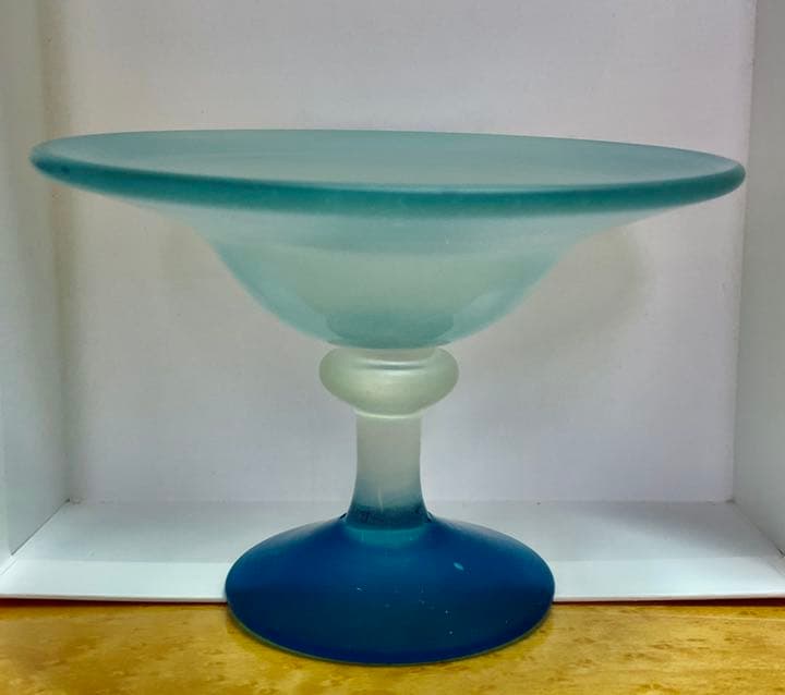 明治後期、大正ロマン コンポート 和ガラス ウランガラス Q11314665