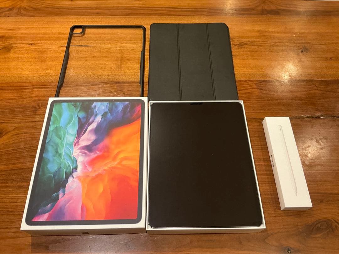 美品 iPad Pro 12.9 第4世代256GB 全6点セット 第4世代】iPad Pro 12.9インチ Wi-Fi+Cellular 256GB スペースグレイ