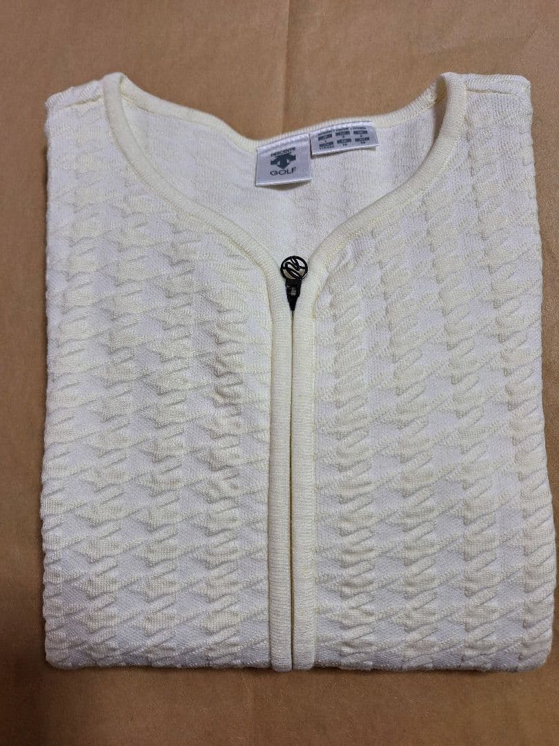 デサントフルジップジャガードセーター デサントゴルフ DESCENTE ゴルフ リバーシブルフルジップセーター