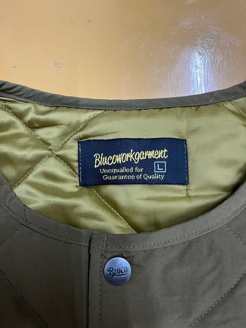 BLUCO キルティングライナー QUILTING LINER インナーダウン