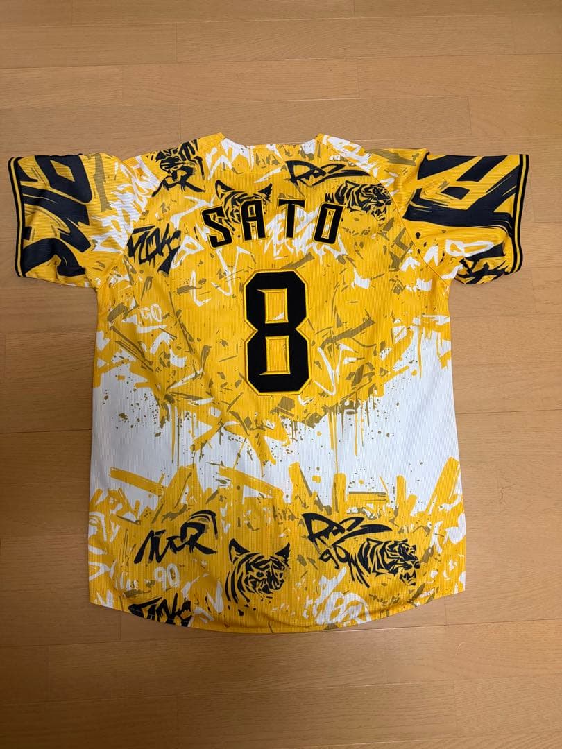 阪神タイガース 2025年ウル虎の夏 ユニフォーム 佐藤輝明 Lサイズ