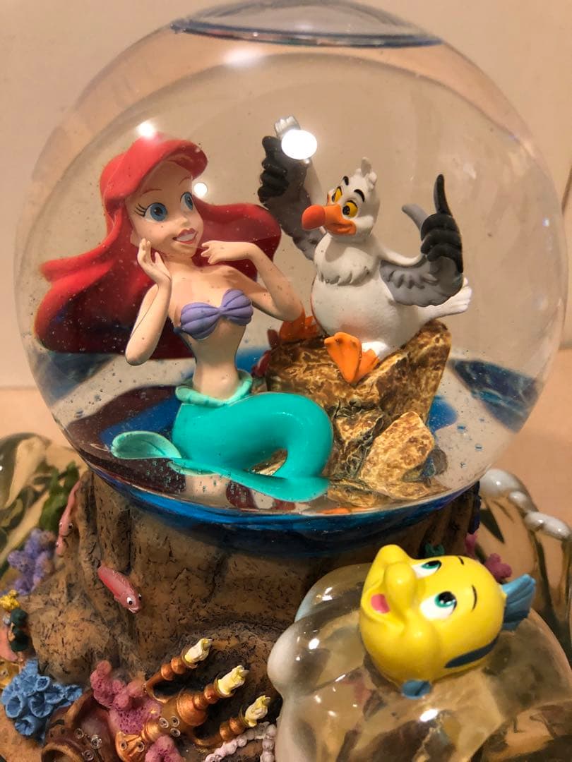 ディズニー　リトルマーメイド　アリエル　スノードーム　スノーグローブ