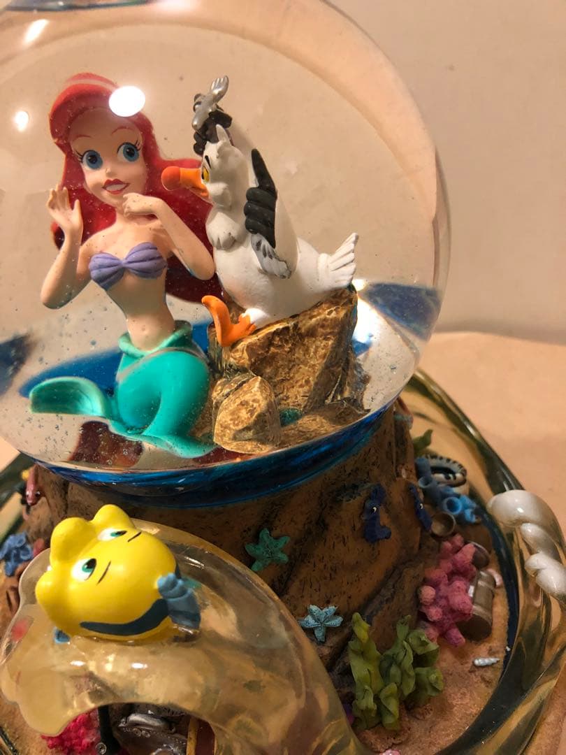 ディズニー　リトルマーメイド　アリエル　スノードーム　スノーグローブ