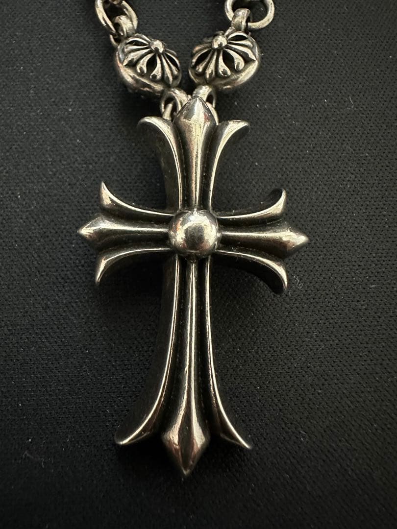 クロムハーツ ch クロスボールネックレス クロムハーツクロスボールネックレス|クロムハーツ通販専門店ブラック