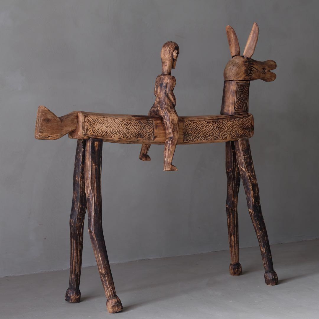 直接引取限定 アフリカ マリ共和国 ドゴン族 木彫 木像 プリミティブ