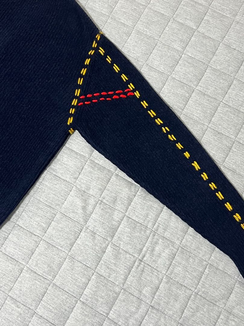 京本大我、吉沢亮着用PHINGERINPG1ステッチニットカーディガンLネイビー