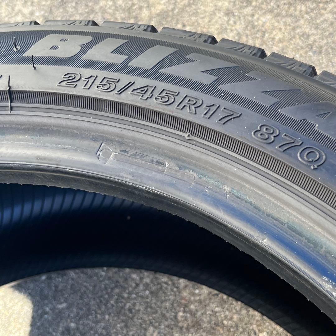 214/45/R17 ブリジストン ブリザックVRX3 4本