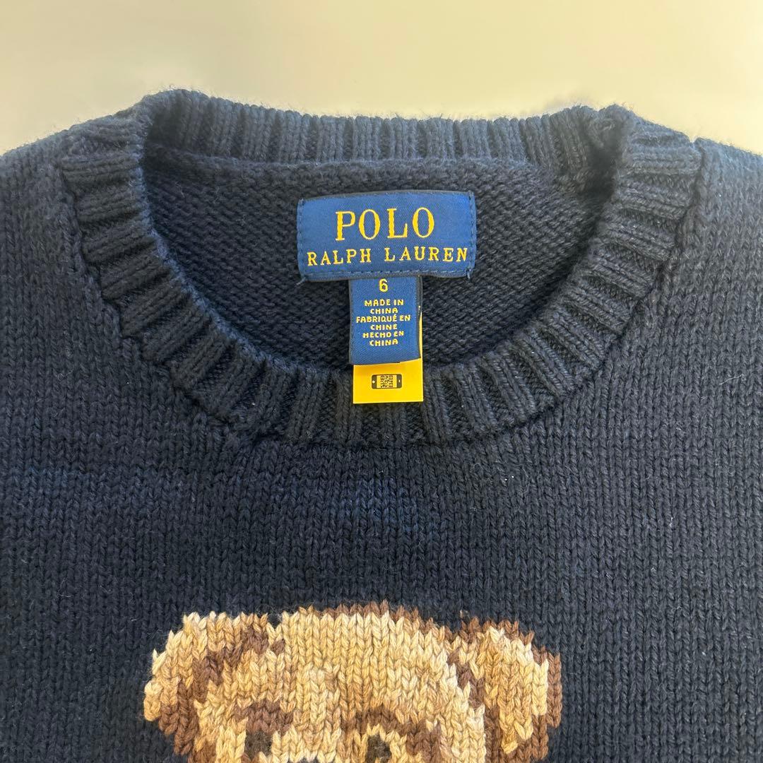 Polo Ralph Lauren クマ刺繍セーター サイズ6 - メルカリ