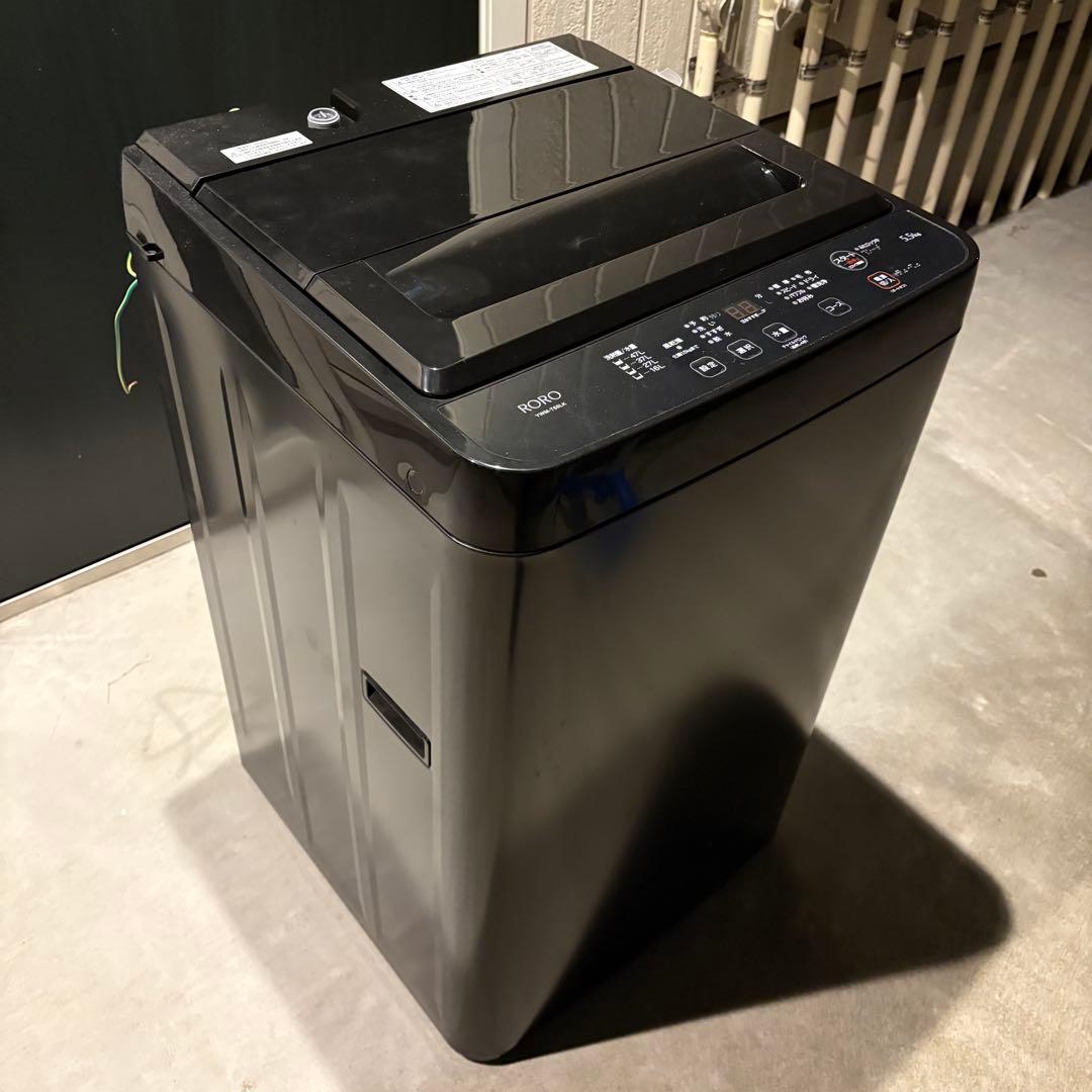 値下げ‼️【東京23区は設置無料‼️】RORO 洗濯機 5.5kg✨2024年製✨