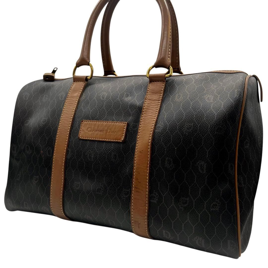 Christian Dior ボストンバック ハニカム 旅行 南京錠 0876