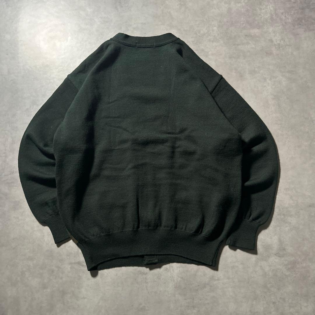 ヴィンテージ チェック レトロ アートパターン ニット カーディガン