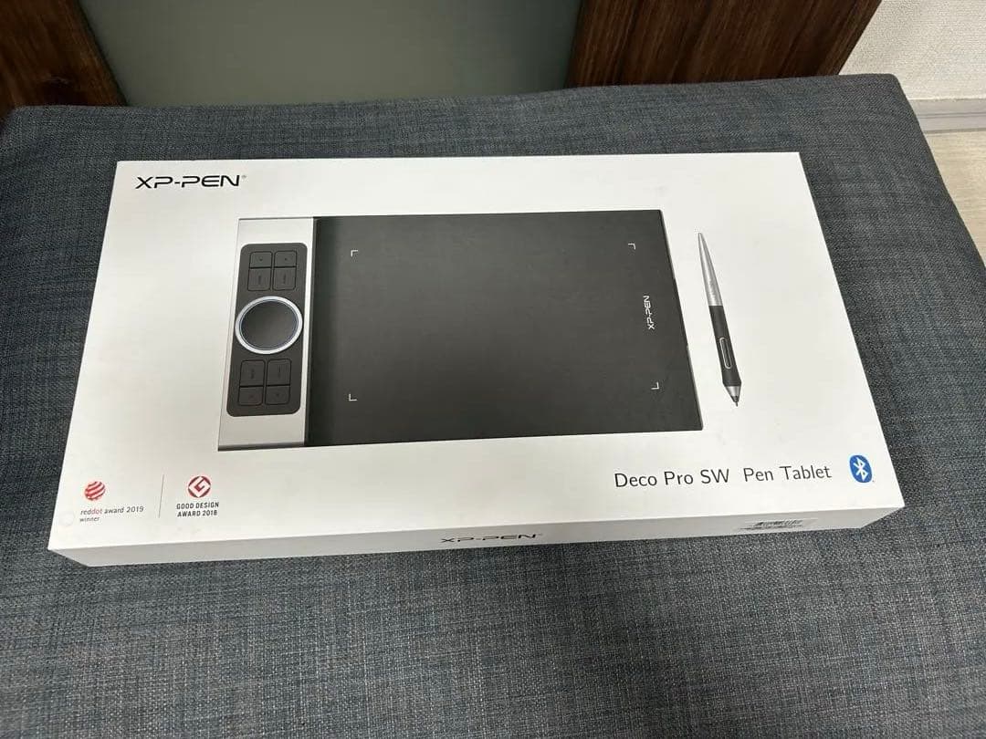 XP-PEN Deco Pro SW Pen Tablet ペンタブ　板タブ iPhone・iPad）ios版のibisPaint対応 Bluetoothワイヤレス接続対応高