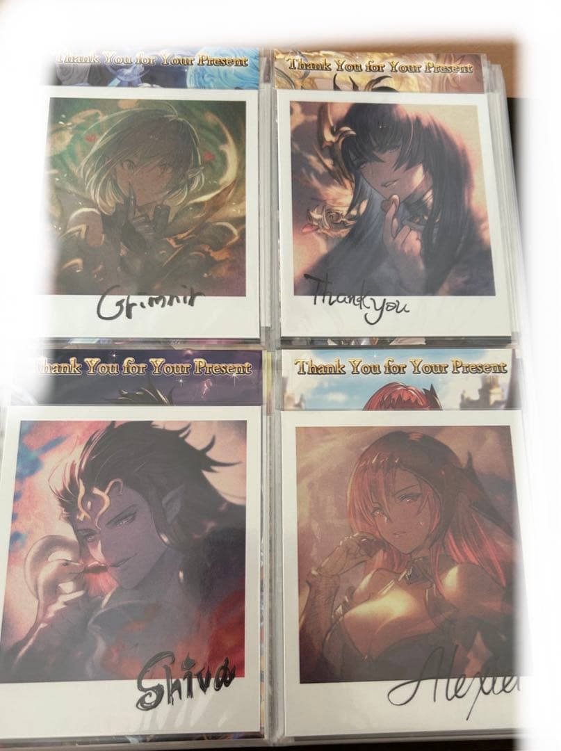 まとめ　グラブル　ホワイトデー　お返し　ポストカード　カード