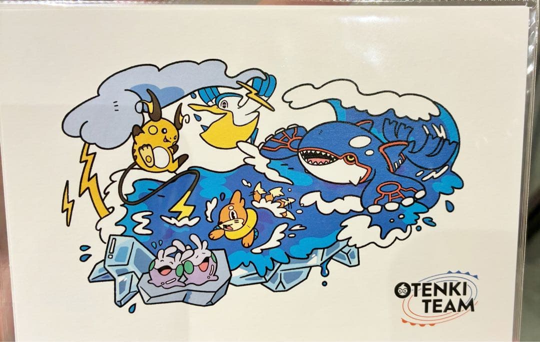 ポケモンセンター 限定 ポストカード4枚セット OTENKI TEAM 新品