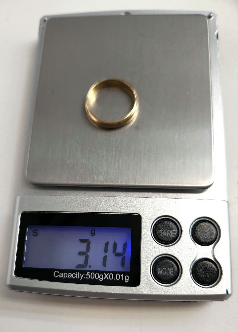 k18 甲丸リング 11号 3.14g