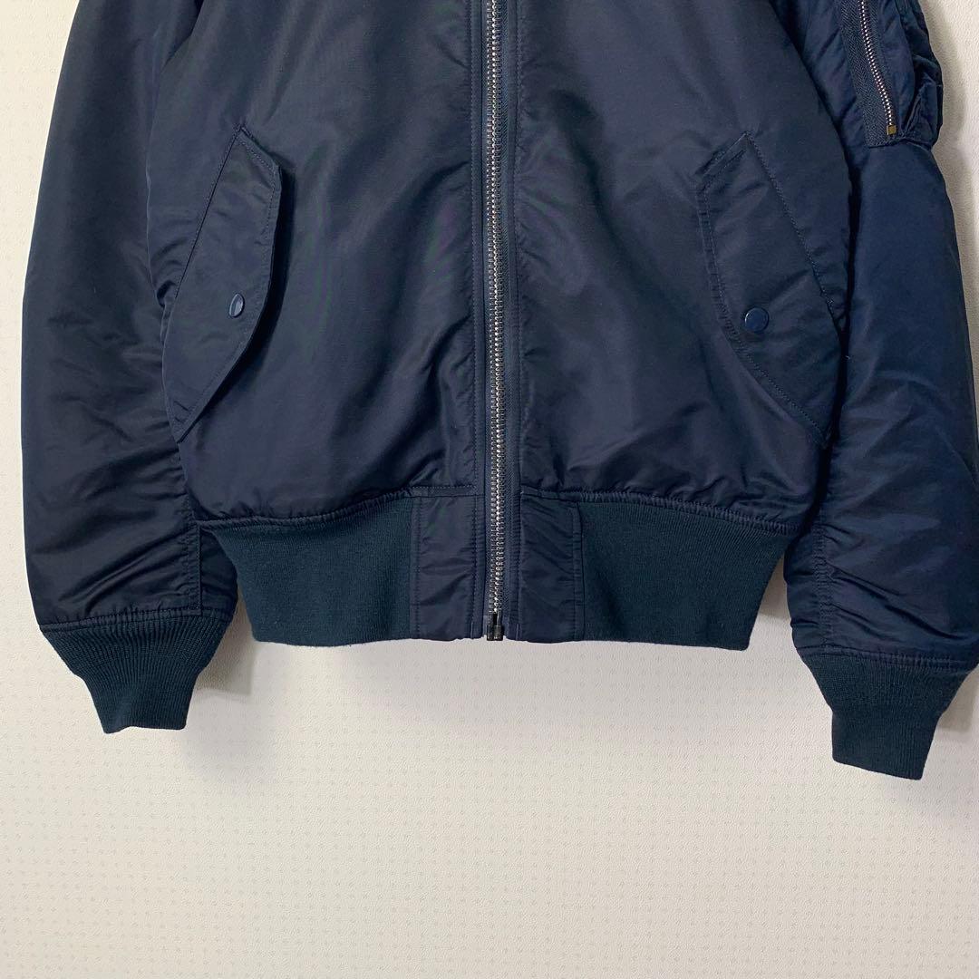 美品 ALPHA INDUSTRIES MA-1 ネイビー 中綿 リバーシブル - メルカリ