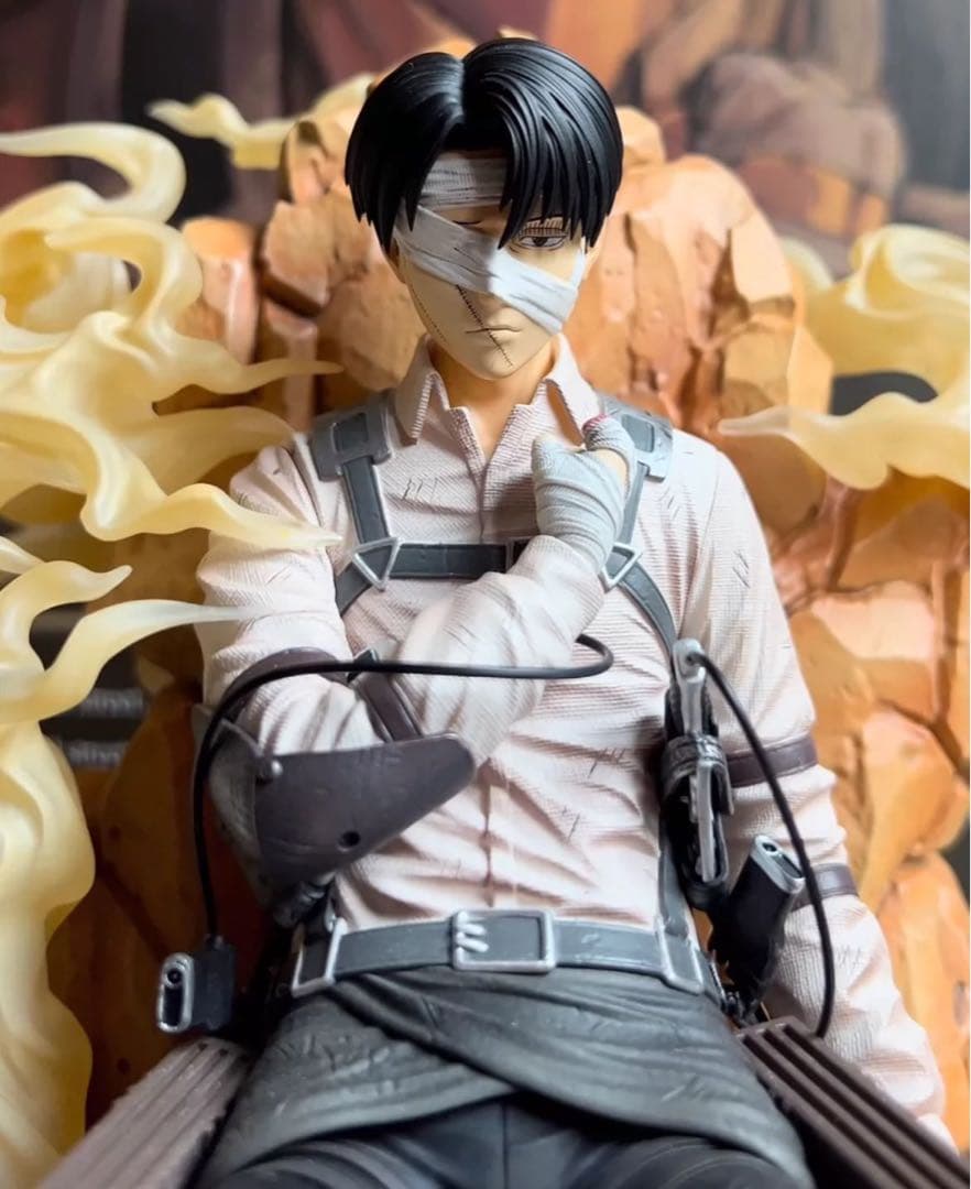 進撃の巨人 リヴァイ・アッカーマン ガレージキット ガレキ スタチュー