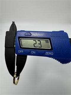 K18ゴールドリング Je t'aime 1.80g 11号