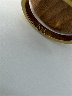 K18ゴールドリング Je t'aime 1.80g 11号