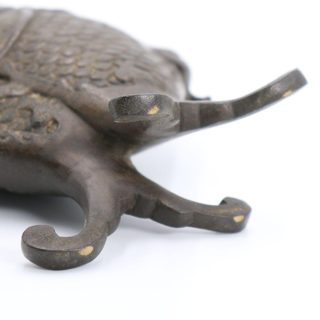 中国 古銅製 双魚花入 花器 花生 魚文 銅器 N64 - メルカリ