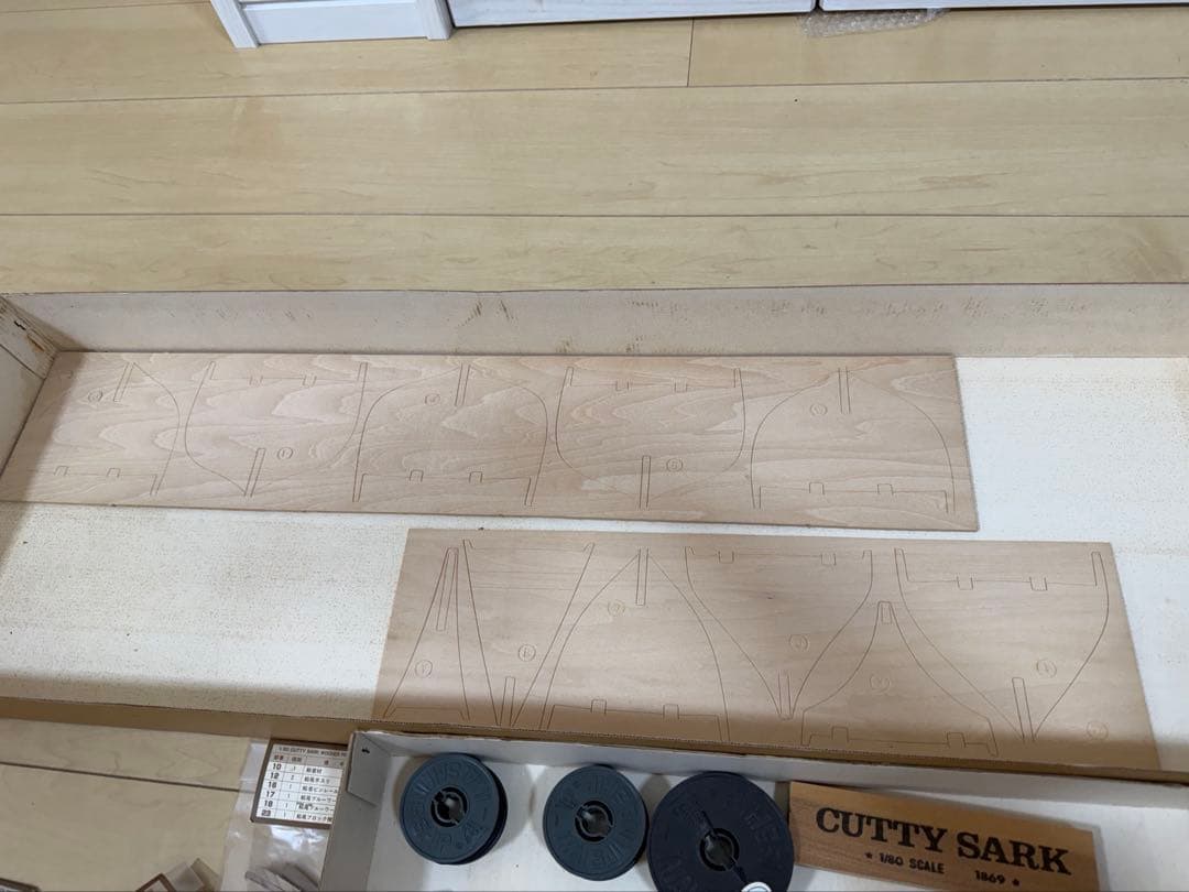 【希少】今井科学 1/80 CUTTY SARK 木製キット カティサーク 帆船