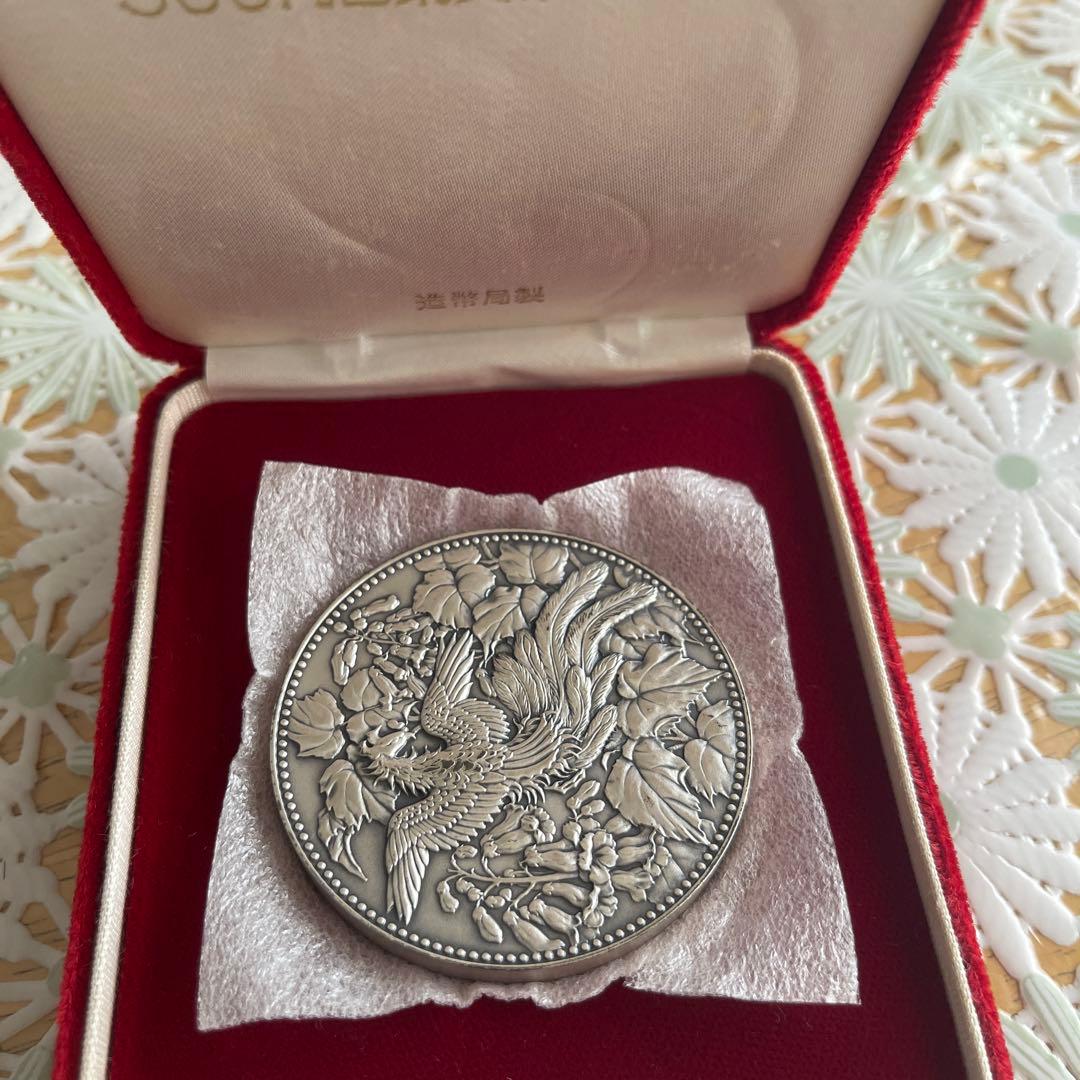 500円白銅貨幣発行記念メダル　純銀　126.8g