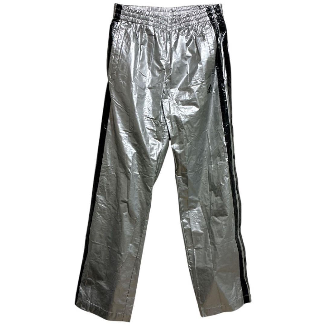 アディダス adidas セットアップ ナイロン シルバー Y3K - メルカリ