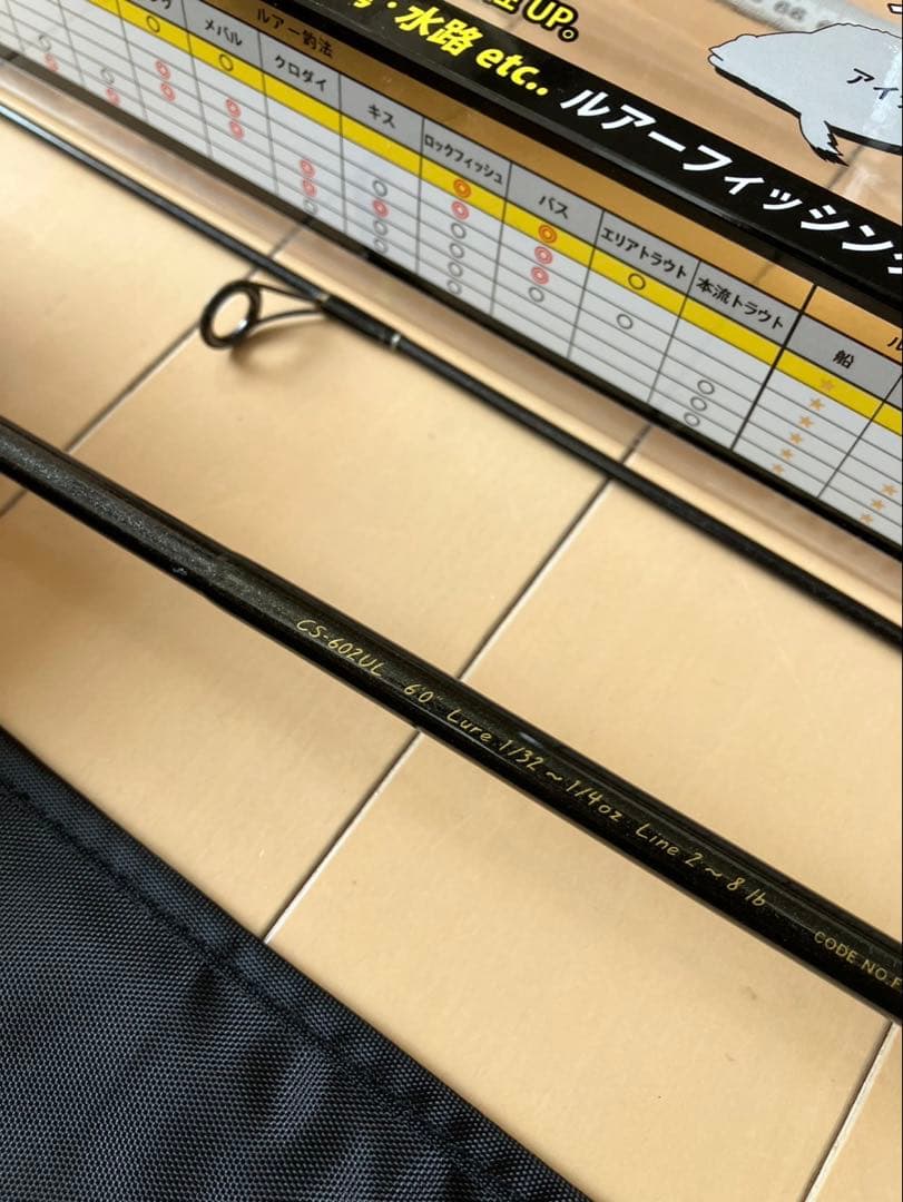 ルアーロッド AbuGarcia CONOLON CS-602UL ルアーロッド AbuGarcia CONOLON CS-602UL - メルカリ