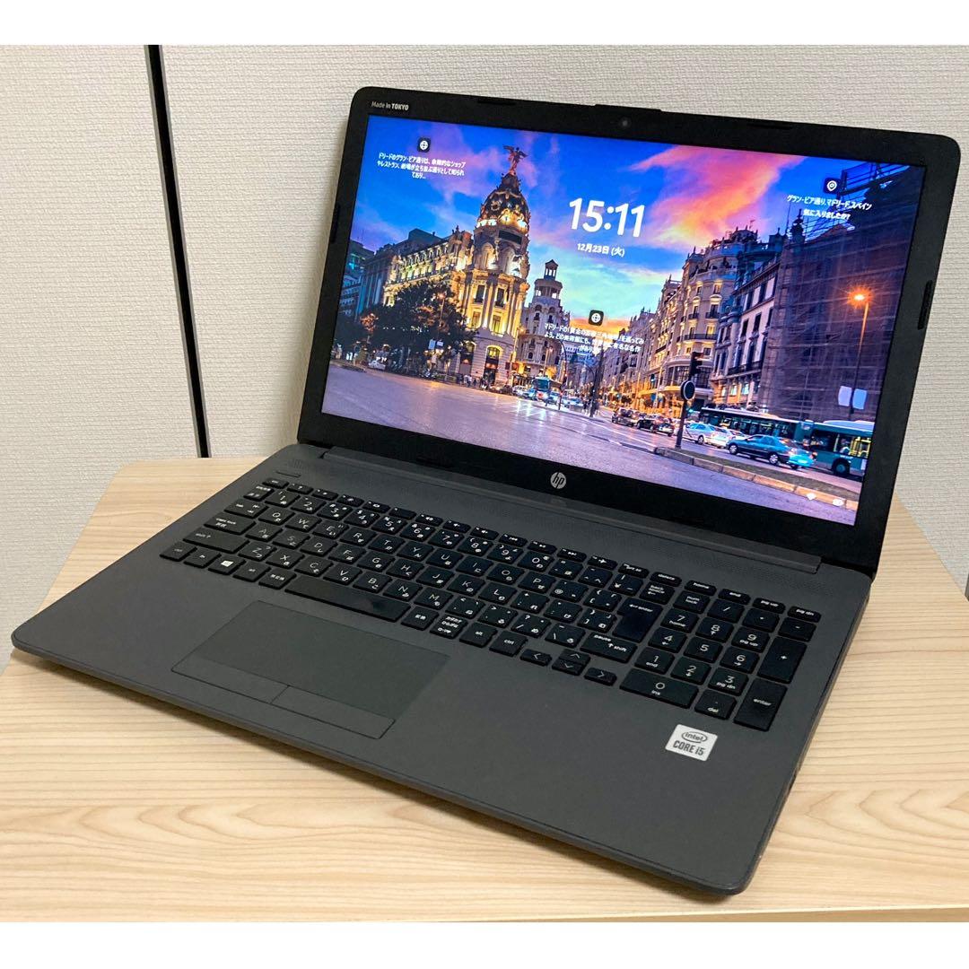 新品SSD交換済　15.6インチノートパソコン HP 250 G7 HP 250 G7 Notebook PC 第10世代 256GB 8GBメモリ 15.6インチ DVDRW