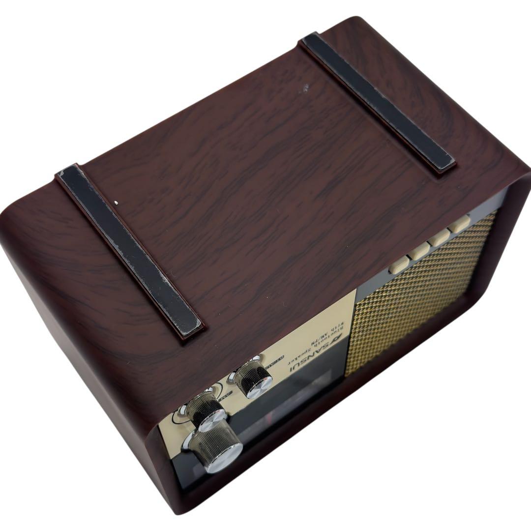 サンスイ Bluetooth対応 AM/FM ラジオ MSR-1（WD） - メルカリ