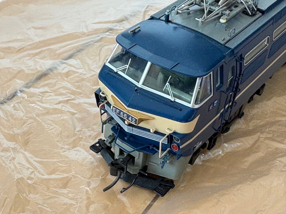 TOMIX HO-116 国鉄 EF66【ひさし付】手すり等真鍮に交換 - メルカリ