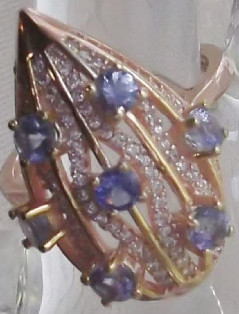 特別価格 タンザナイトリング 15.8号 K18PG - メルカリ