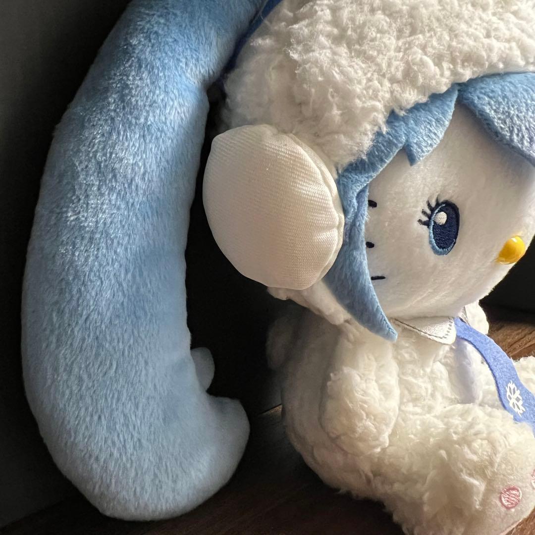 雪ミク キティ ぬいぐるみ 雪ウサギミク×ハローキティ (Mサイズ) 北海道限定