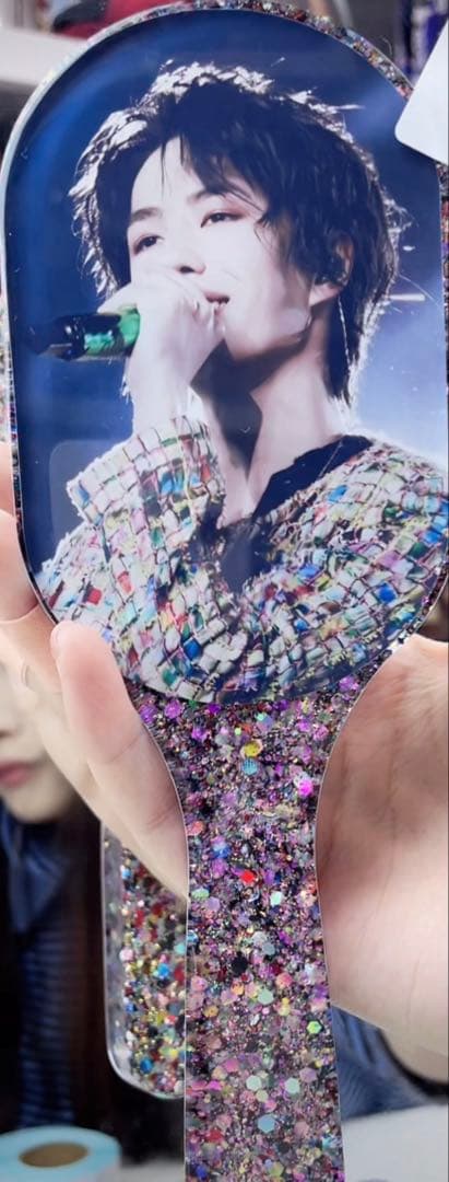 王一博 超大レジンエアークッション付きヘアブラシ　9点セット❣️確認用0109