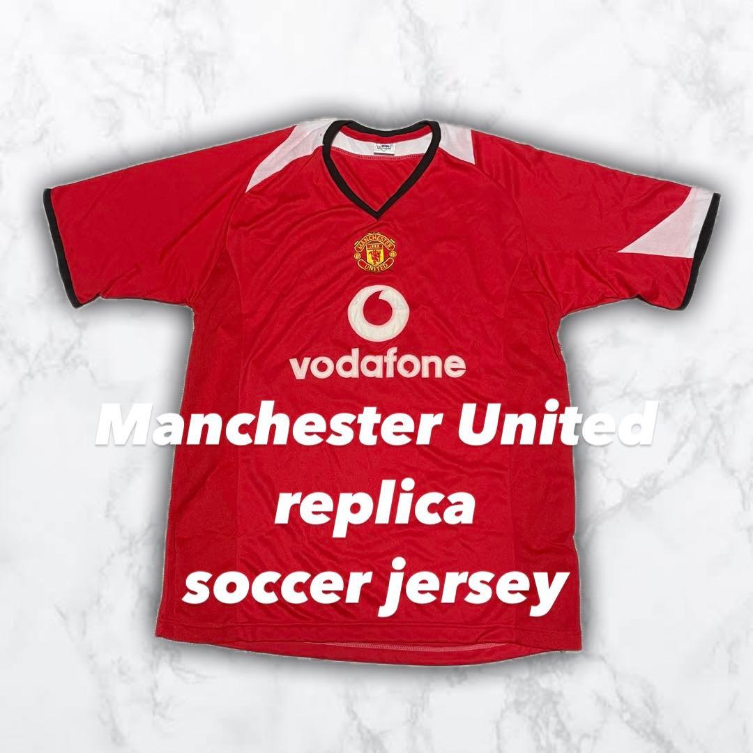 マンチェスターユナイテッド vodafone ユニフォーム レプリカ - メルカリ