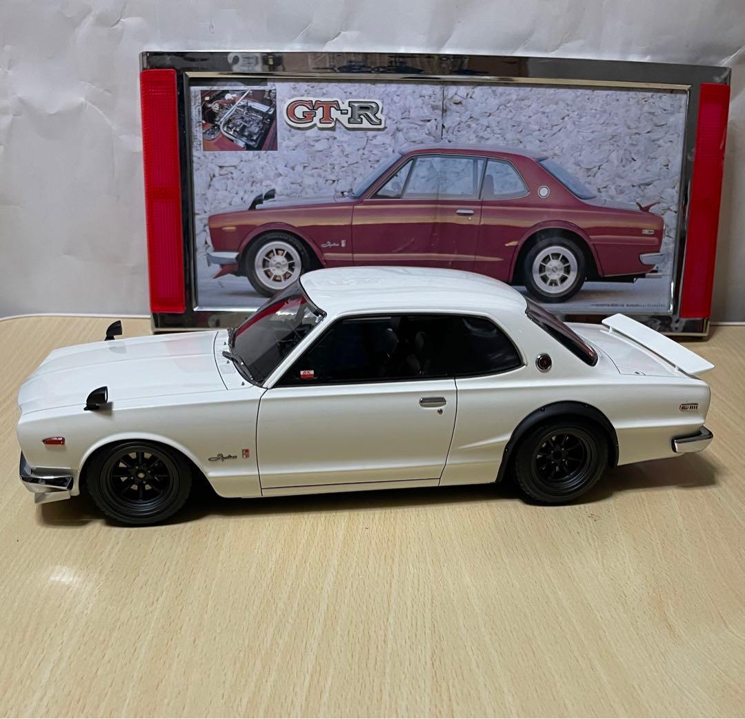 訳あり激安　早い者勝ち　ハコスカGT-R白ビッグサイズ1/12