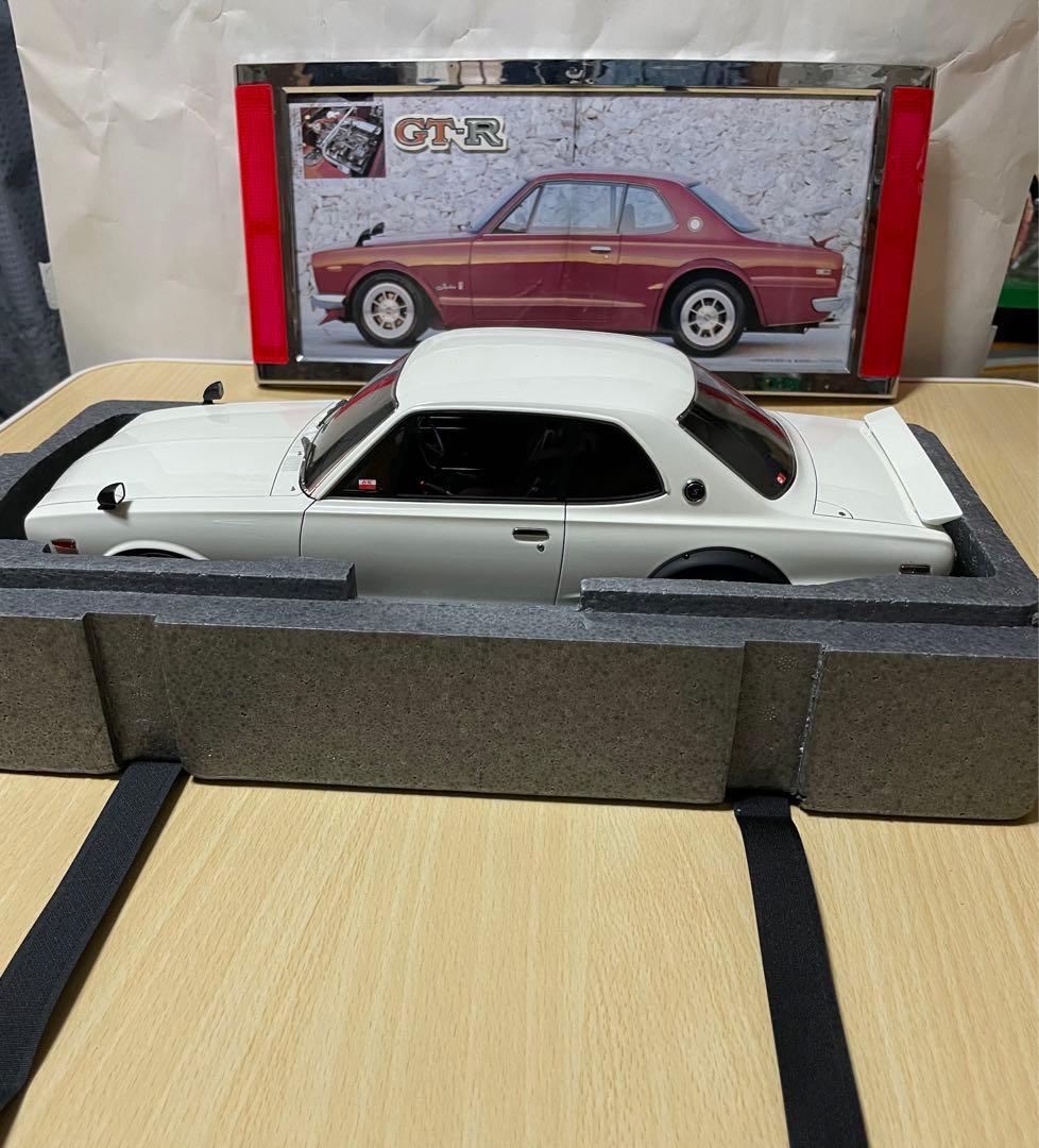 訳あり激安　早い者勝ち　ハコスカGT-R白ビッグサイズ1/12