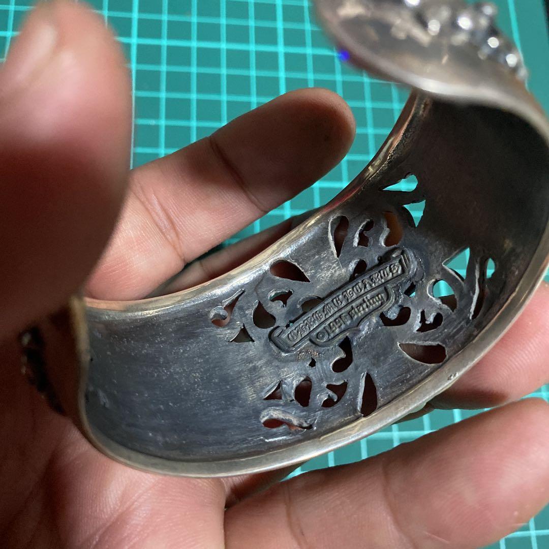 パクウン様専用フローラル クロス 十字 バングル ブレスレット925